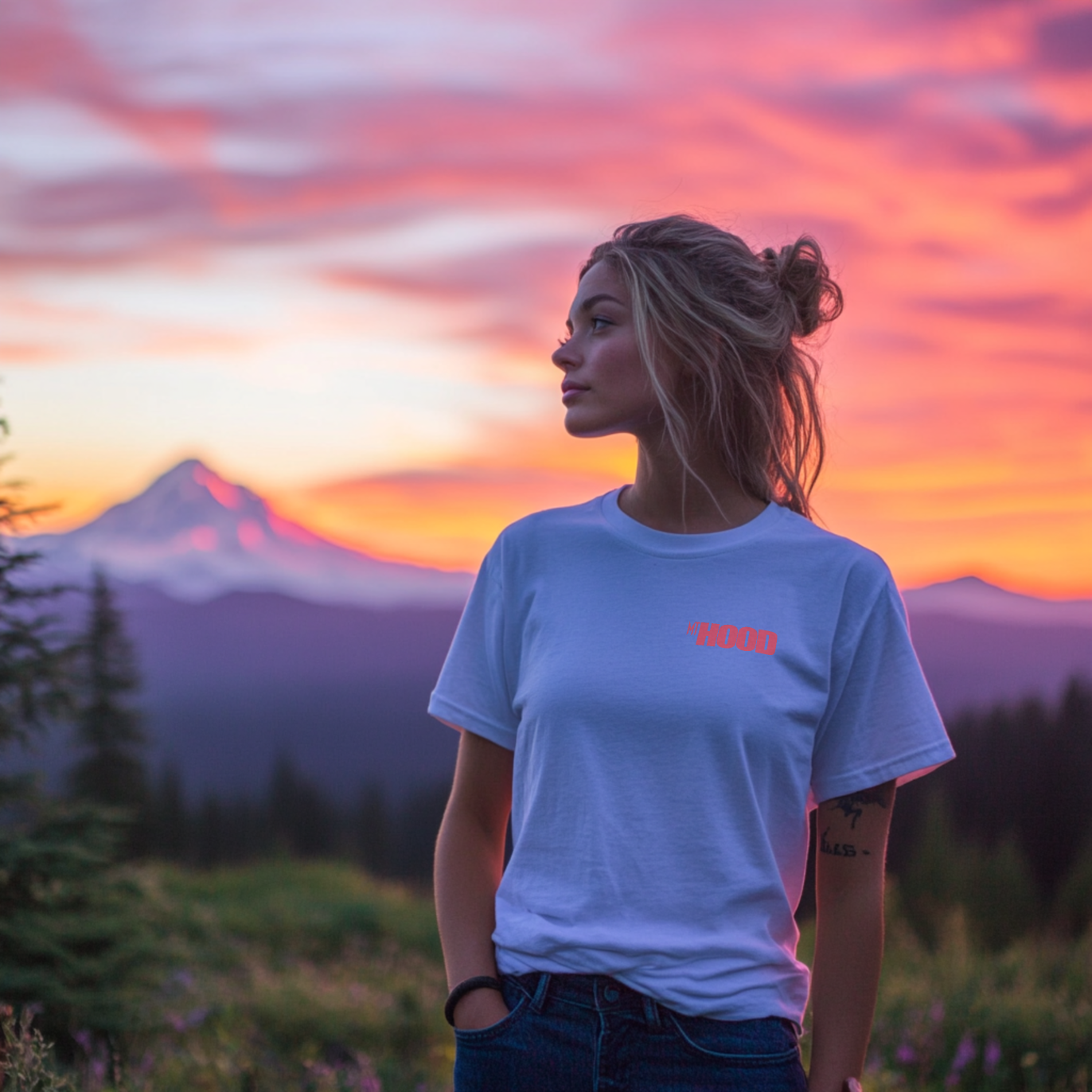 Mt Hood - Graphic Tee Shirt